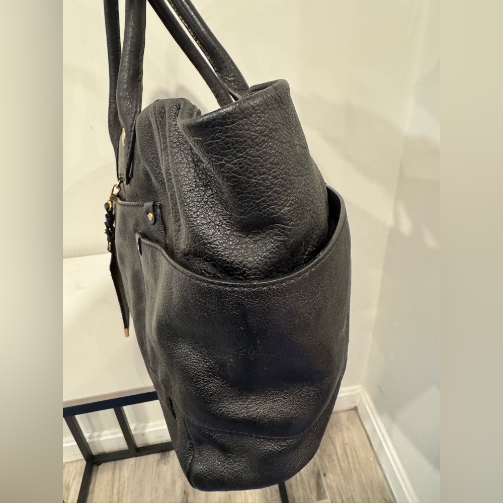 MARC by Marc Jacobs Black Leather Tote Bag - Picture 9 of 13